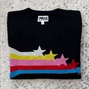 PRVLG cashmere rainbow sweater